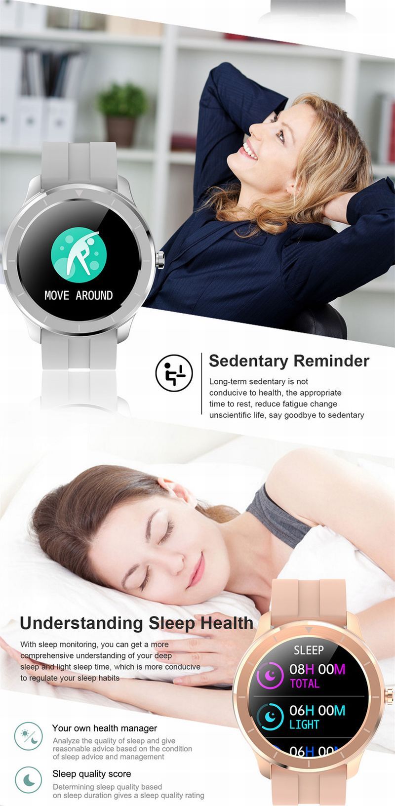 MR-4 1.28inch Round Smart Watch